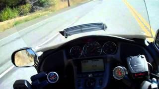 Honda gl1800 Turbo 5th gear 70 mph to 120 in 10 sec. and 4 psi