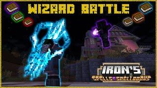 Fighting With The Coolest Magic Mod in Minecraft | (Iron's Spells & Spellbooks)