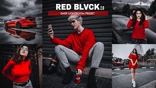 Red & Black Tone - Lightroom Mobile Preset | Dark Red Tone Preset | Lightroom Preset Free Download