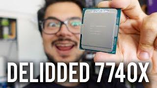 Kaby Lake X i7-7740X DELIDDED Benchmarks!