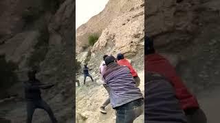 Rockfall  gilgit baltistan shimshal road hunza valley ghizer khowar