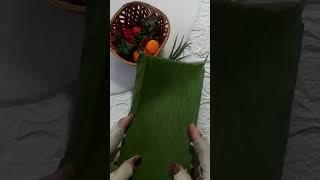 How to make paper spring onion  #shorts #youtubeshorts #satisfying #diycraft #tonniartandcraft