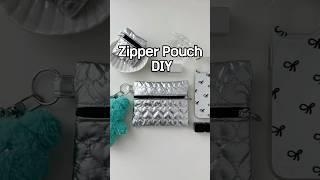 손쉽게 만드는 초간단 지퍼 파우치 DIYEasy Mini Zipper Pouch DIY #sewing