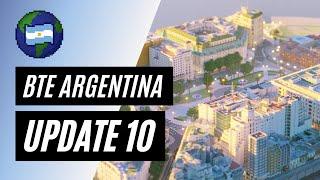 Construyendo Argentina en Minecraft Parte 10 - Showcase BTE Argentina