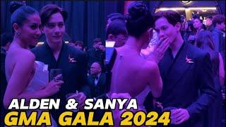 ALDEN RICHARDS & SANYA LOPEZ SPOTTED TOGETHER SA AFTER PARTY NG GMA GALA 2024!