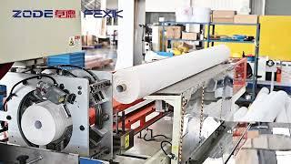 Automatic Toilet Paper Tissue Maxi Roll Converting Machine Production Line