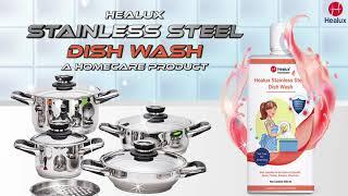 Healux Stainless Steel Dish Wash | Healux Homecare Products