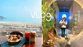 [일상vlog] 부산 송정 젤 핫한 열차카페️ | 완전 반해버린 샤브샤브 맛집 | 이케아에서 쇼핑