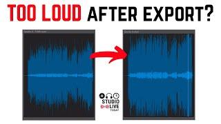 Why are my GarageBand iOS songs so loud? (Auto normalization)