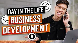 Day in the Life in Business Development (BDR) in Tech Sales & SaaS Sales | B2B Sales Career