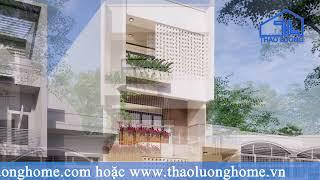 MẪU NHÀ PHỐ 3 TẦNG ĐẸP ĐỒNG NAI   THÔNG THOÁNG, HIỆN ĐẠI   THAO LUONG HOME