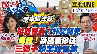 【#真心話大冒險】新疆沙漠奇蹟!200萬顆珍珠貝試養成功!BBC籲西方停用新疆蕃茄!神秘東方力量!三蹦子銷美季賺百萬人民幣20241210  @全球大視野Global_Vision@中天電視CtiTv