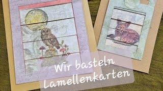 Wir basteln Lamellenkarten