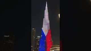 Philippine Independence Day 2024 in Dubai | Philippine Flag at Burj Khalifa