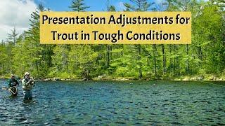 Presentation Adjustments for Trout in Tough Conditions