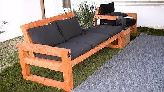 DIY Modern Outdoor Sofa