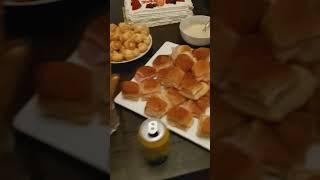 Birthday party spread appetizers tapas ideas