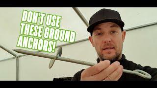 Don't use these ground anchors!