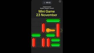 Mini Game Today 23 November Hamster Kombat How To Solve Mini Game Puzzle in Hamster Kombat ()SOLVED