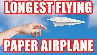 How to Make the BEST FLYING Paper Airplane That Goes Really FAR – EASY TUTORIAL!