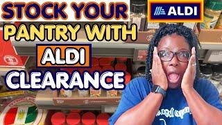 Clearance Shopping At Aldi | Build Your Stockpile With Clearance Items