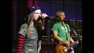 Avril Lavigne - Sk8er Boi (David Letterman 10/02/2002)