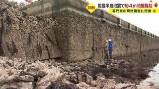 1分間で約4m隆起か…能登半島地震での地殻変動量を大学准教授が調査 港の復興「東日本の時以上に大変」 (2024/01/16 01:12)