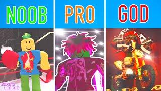 NOOB vs PRO vs GOD! | Boxing League Roblox