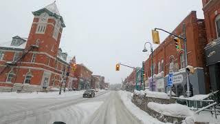 Discover Canada  Winter Road Trip to Bracebridge Ontario Canada