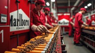 Cómo se fabrican millones de cigarrillos en las fábricas | Proceso de fabricación