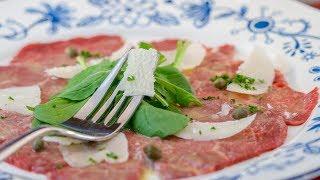 How to Make the Best Beef Carpaccio Recipe - Receta de Carne de Carpaccio - Carpaccio