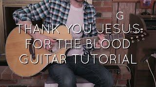 Charity Gayle - Thank You Jesus for the Blood Acoustic Guitar Tutorial