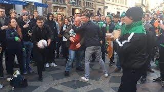 Ireland Fans Have Fun Before Play-Off In Denmark - Including Interviews With Fans