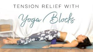 Restorative Yoga With Yoga Blocks For Tension Release