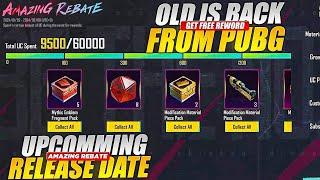 Get Free Rewards From Amazing Rebate | Release Date | New Bugatti Spin |PUBGM