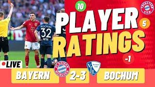 Bayern Munich 2-3 VfL Bochum Live Player Ratings