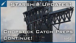 SpaceX Starship Updates! Chopstick Catching Arm Work Continues at Starbase! TheSpaceXShow