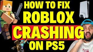 How to Fix Roblox Crashing on PS5