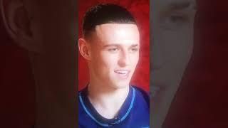Phil Foden perhaps overconfident with new eyebrow and haircut combination.