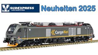 Sudexpress Modellbahn Neuheiten 2025 | Spur H0, N und TT