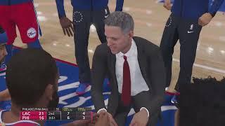 NBA LIVE 19 Online, Clippers vs. 76ers...x MrKilmore6