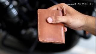 Most Stylish, Small, Slim Wallet- Minimalist Mens Leather Wallet, Full Grain Handmade Leather Wallet