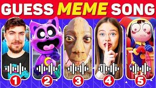 GUESS MEME & WHO'S SINGING Salish Matter, King Ferran, MrBeast, Elsa, Gegagedigedagedago, Tenge