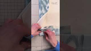 Curtain making / Mitered corner /Tutorial #curtains #sewing #bespoke #madetomeasure #interior #short