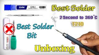 BEST T210 Soldering Station | GVM BIT  #unboxing | Mobile Repair Tools #solderingiron | #FDMobile