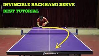 Learning Invincible Backhand Serve | MLFM Table Tennis Tutorial