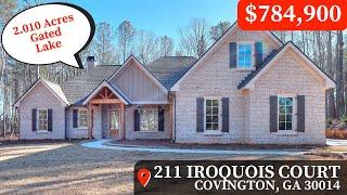 Living In Covington, GA | Gated Lake front Community | Home Tour | Atlanta New Homes