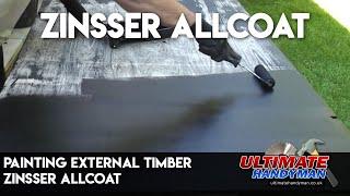 Painting external timber | Zinsser ALLCOAT