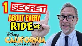 One Secret About EVERY RIDE At Disney California Adventure