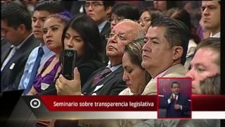 En Cámara Alta destacan la importancia de la transparencia legislativa